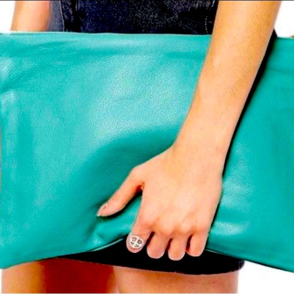 American Apparel Leather Clutch
